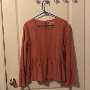 Muted Orange Classic Top